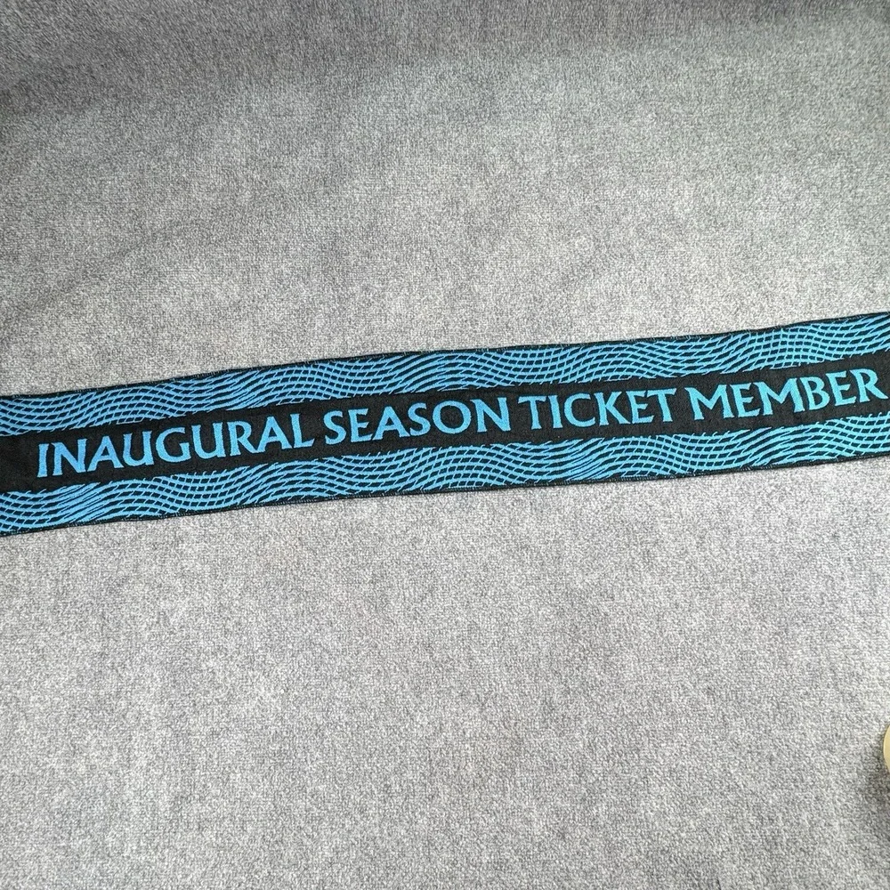 Charlotte FC MLS Supporter Scarf Lot 3 Inaugural‎ Season Ticket For The Crown